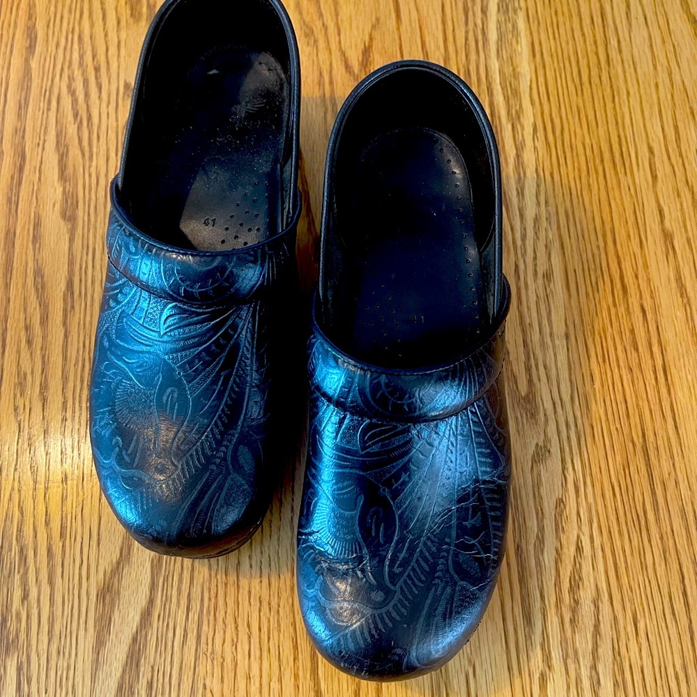 Dansko Paisley Patterned Clogs
